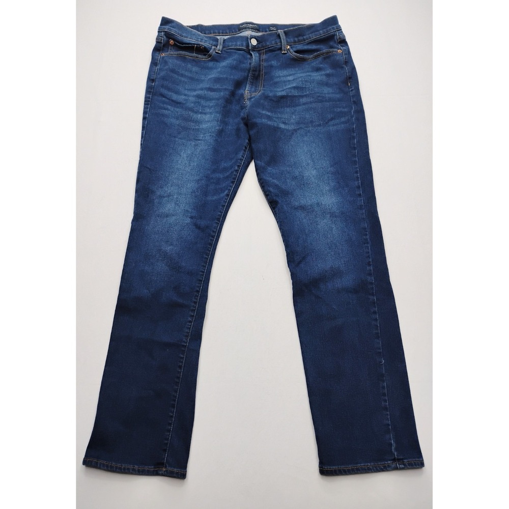 Lucky Brand 410 Athletic Slim Fit Mens Jeans Blue Wash Size 38x32 Dark Wash